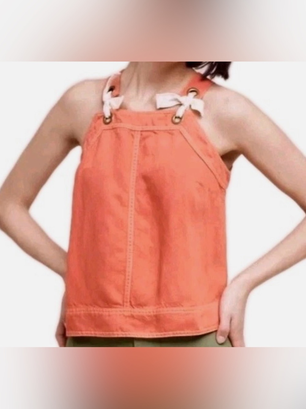 Anthropologie Maeve Cora Tied Swing Top